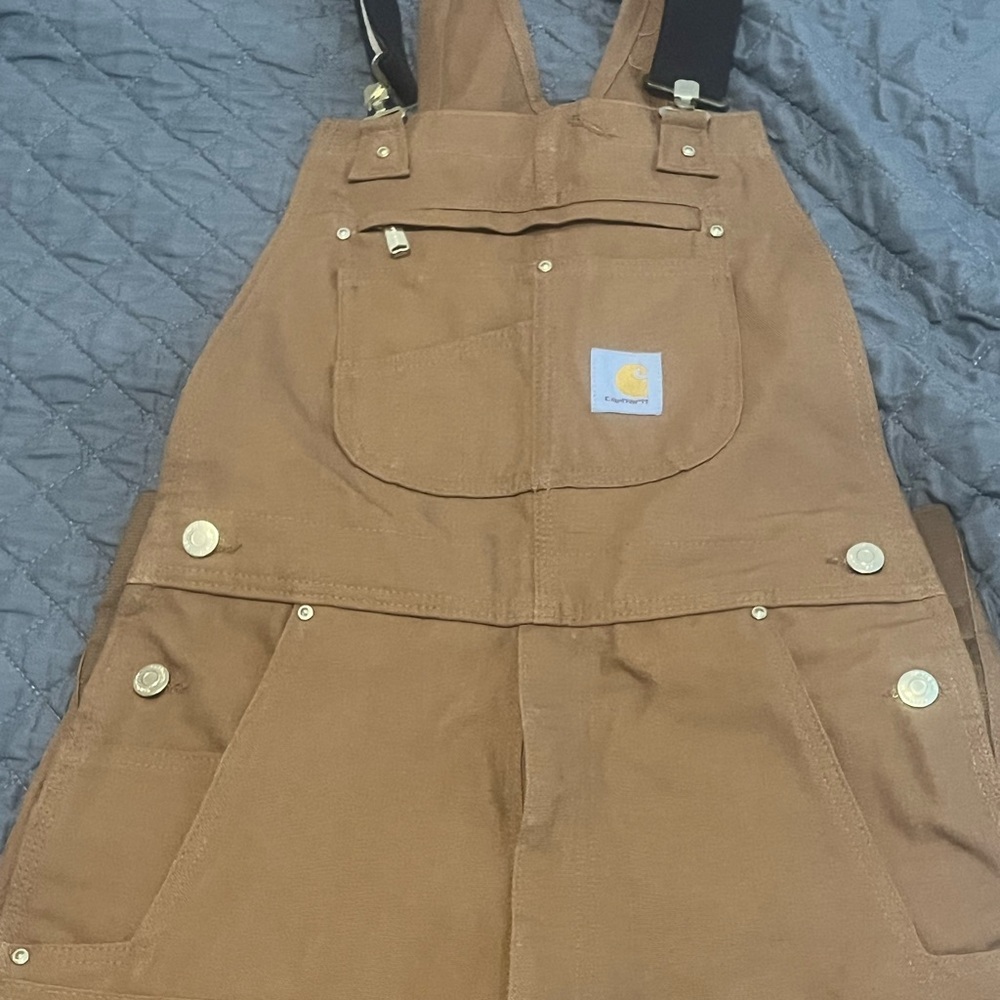 New Carhartt Duck Bib overalls NEW w/ Tags